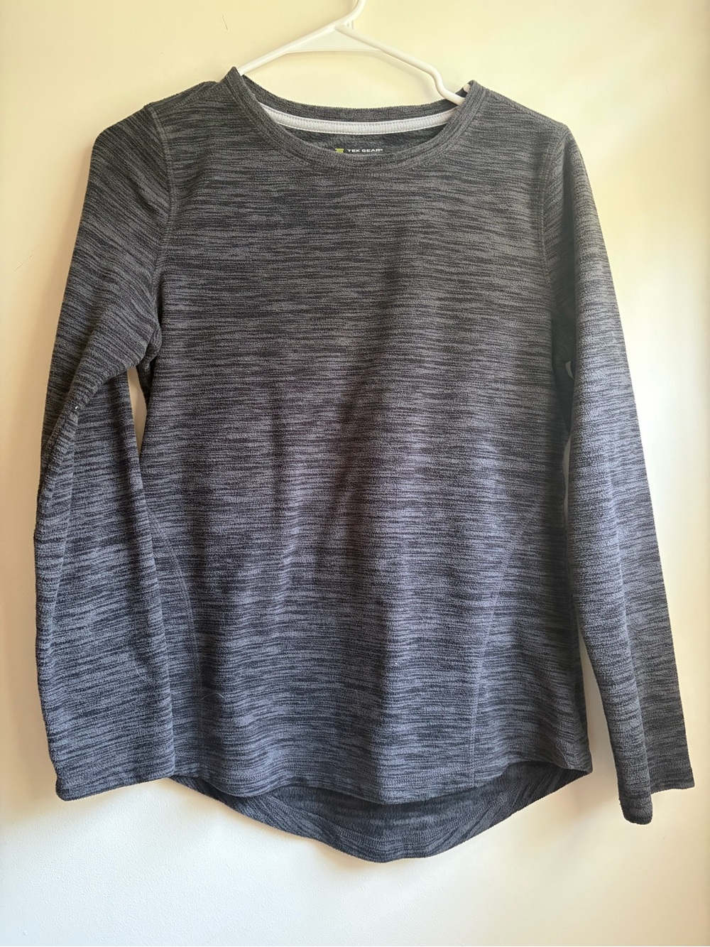 Tek Gear Kohl’s Gray Heathered Fleece Winter Layer Warm Women’s S EUC